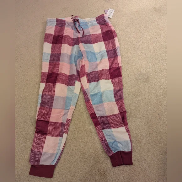 Nwt Joyspun Women's and Women's Plus Plush Sleep Jogger Pants - Picture 3 of 8